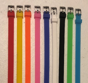 rubber personalized bracelet